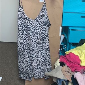 Cheetah Print Silk Dress